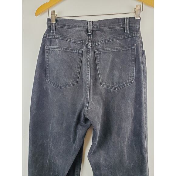 Vintage Gitano 90s Womens High Rise MOM Jeans Distressed Black 26 True Waist - Picture 4 of 9